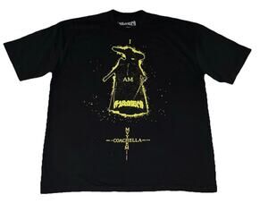 Lady Gaga T-shirt Mens Size L Coachella Festival 2025 Mayhem Black Silhouette